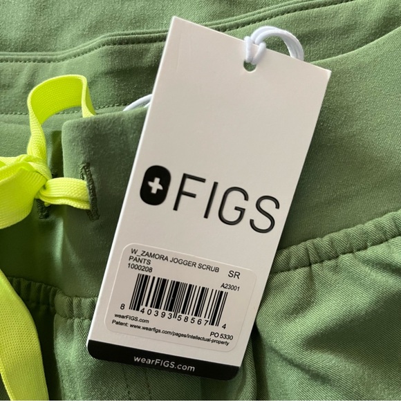 FIGS- Set Zamora & Catarina in fern (green color) - Picture 8 of 9